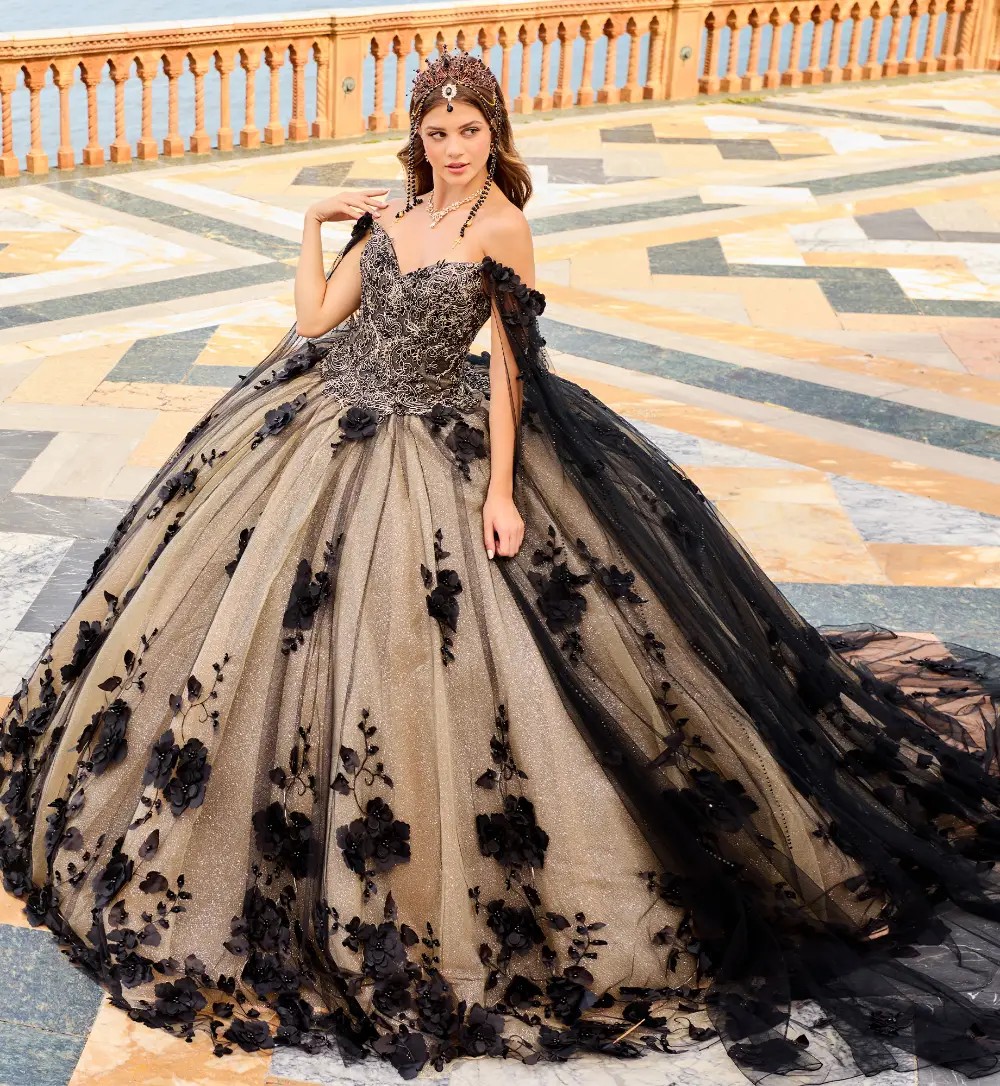 Black Quinceañera Dresses | Princesa by Ariana Vara