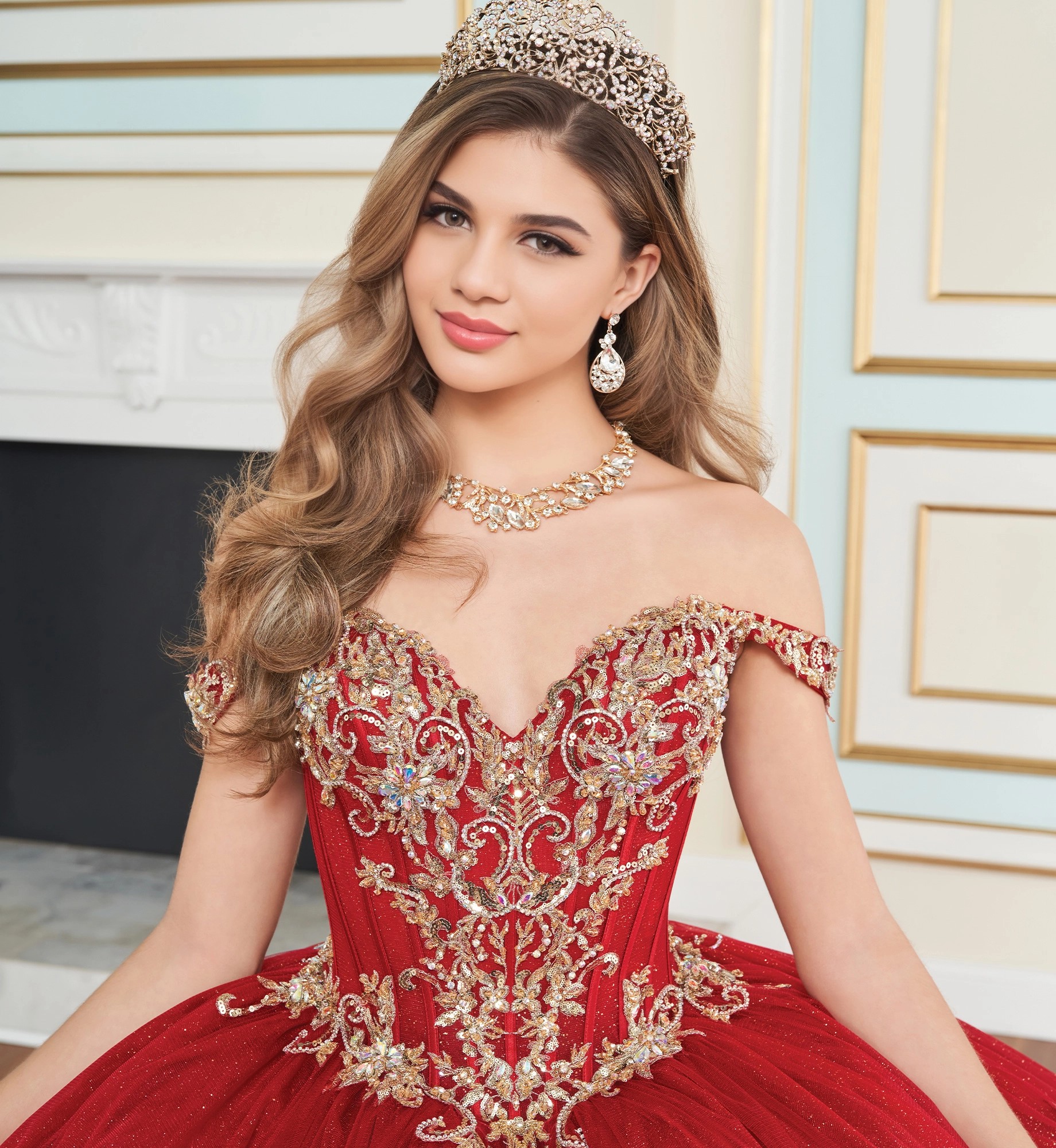 Gold Quinceañera Dresses | Princesa By Ariana Vara